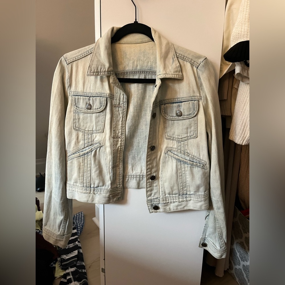 Cropped jean jacket from GAP